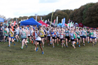 Boys under-15s National Cross Country Relay, Berry Hill Park, Mansfield. Photo:  David T. Hewitson/Sports for All Pics